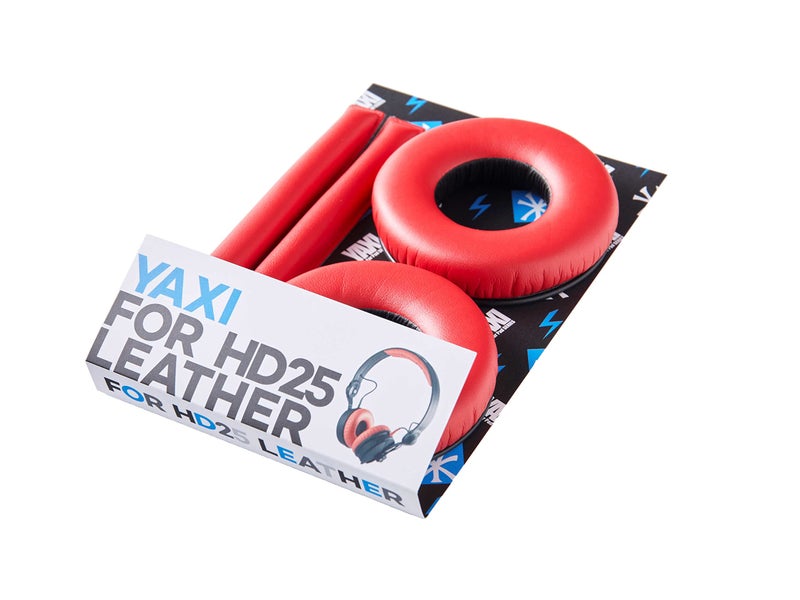 YAXI HD25 Leather Earpads Red - Image 1